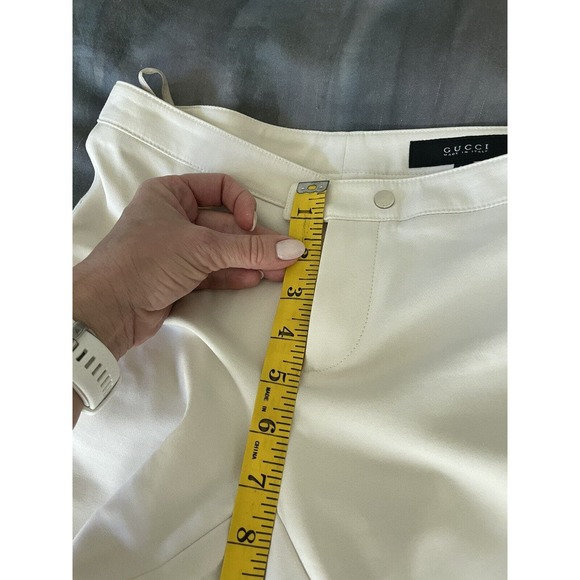 Gucci 2010 Skinny Leg Pants Beige 38 uS2 XS Mid Rise GUC1013089 - Picture 11 of 13